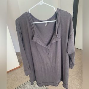 Free People organic pullover